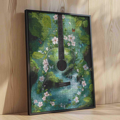 Nature Harmony Guitar Jigsaw Puzzle