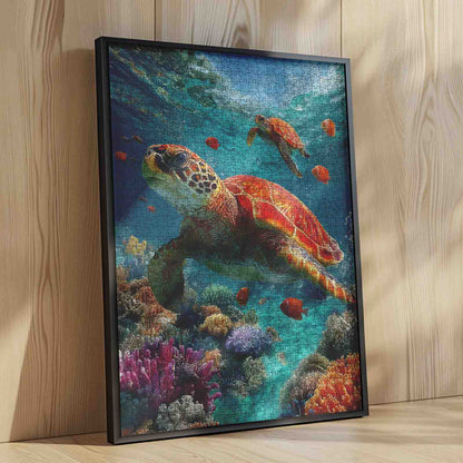 Ocean Turtle Paradise Jigsaw Puzzle