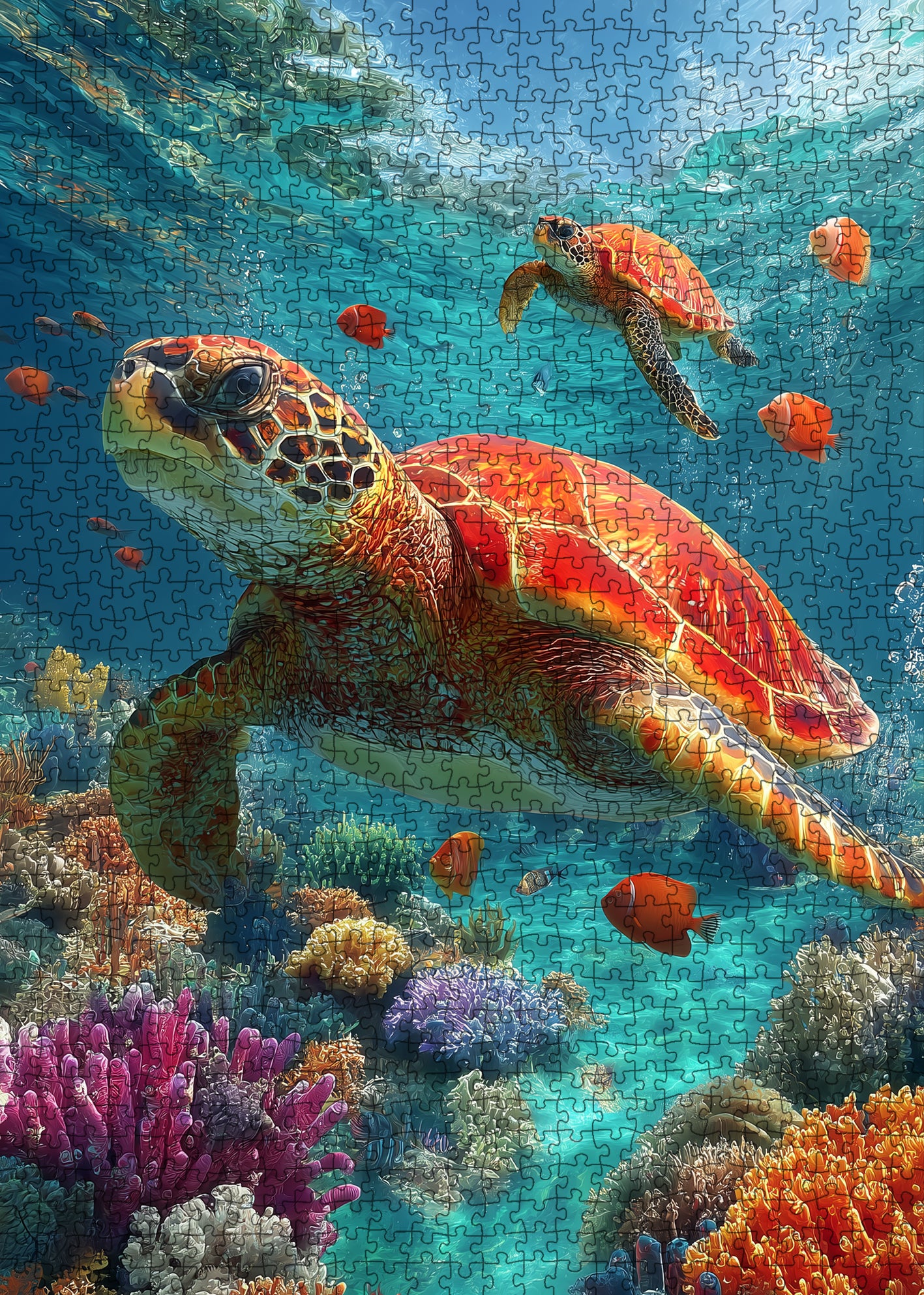 Ocean Turtle Paradise Jigsaw Puzzle
