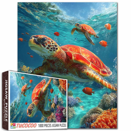 Ocean Turtle Paradise Jigsaw Puzzle