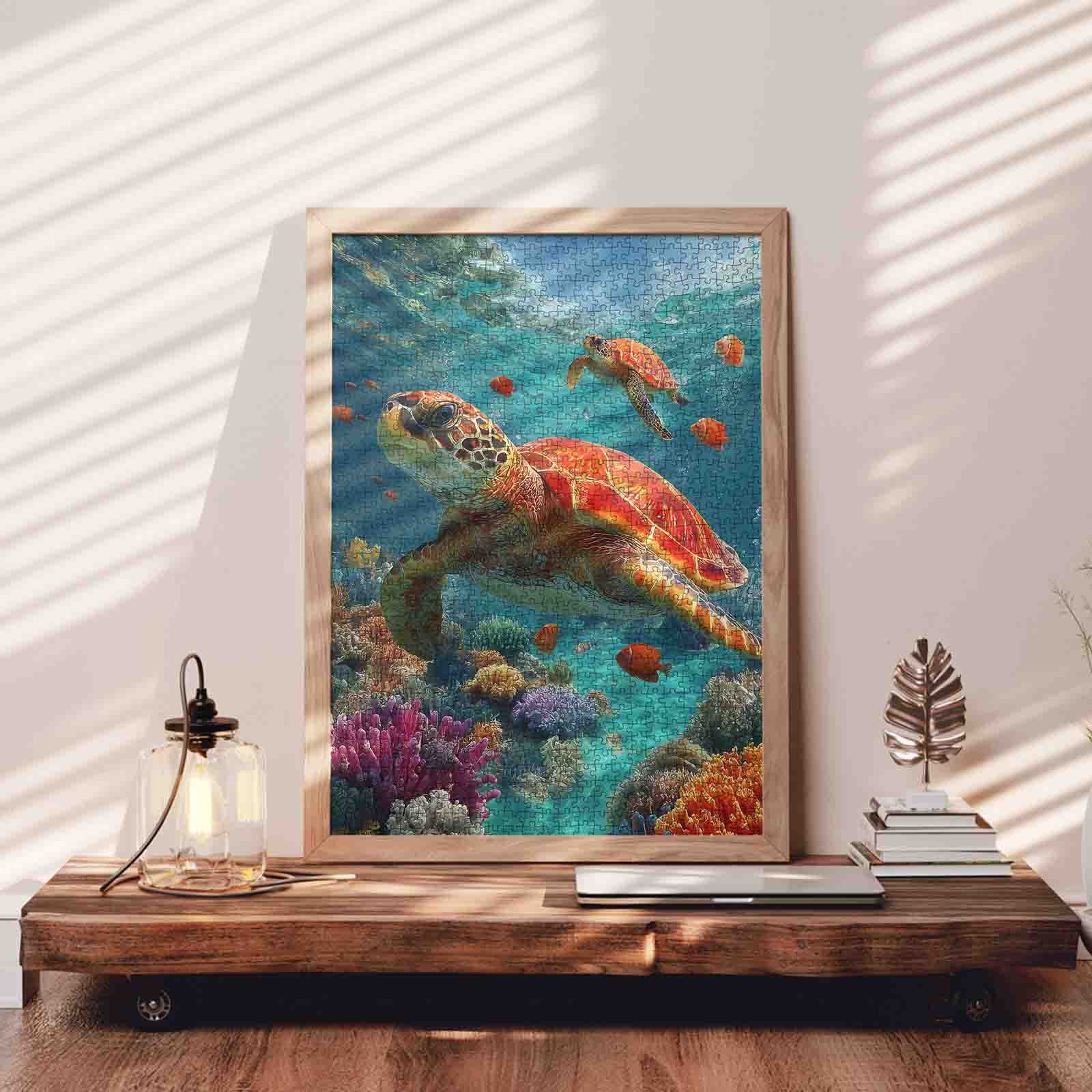 Ocean Turtle Paradise Jigsaw Puzzle