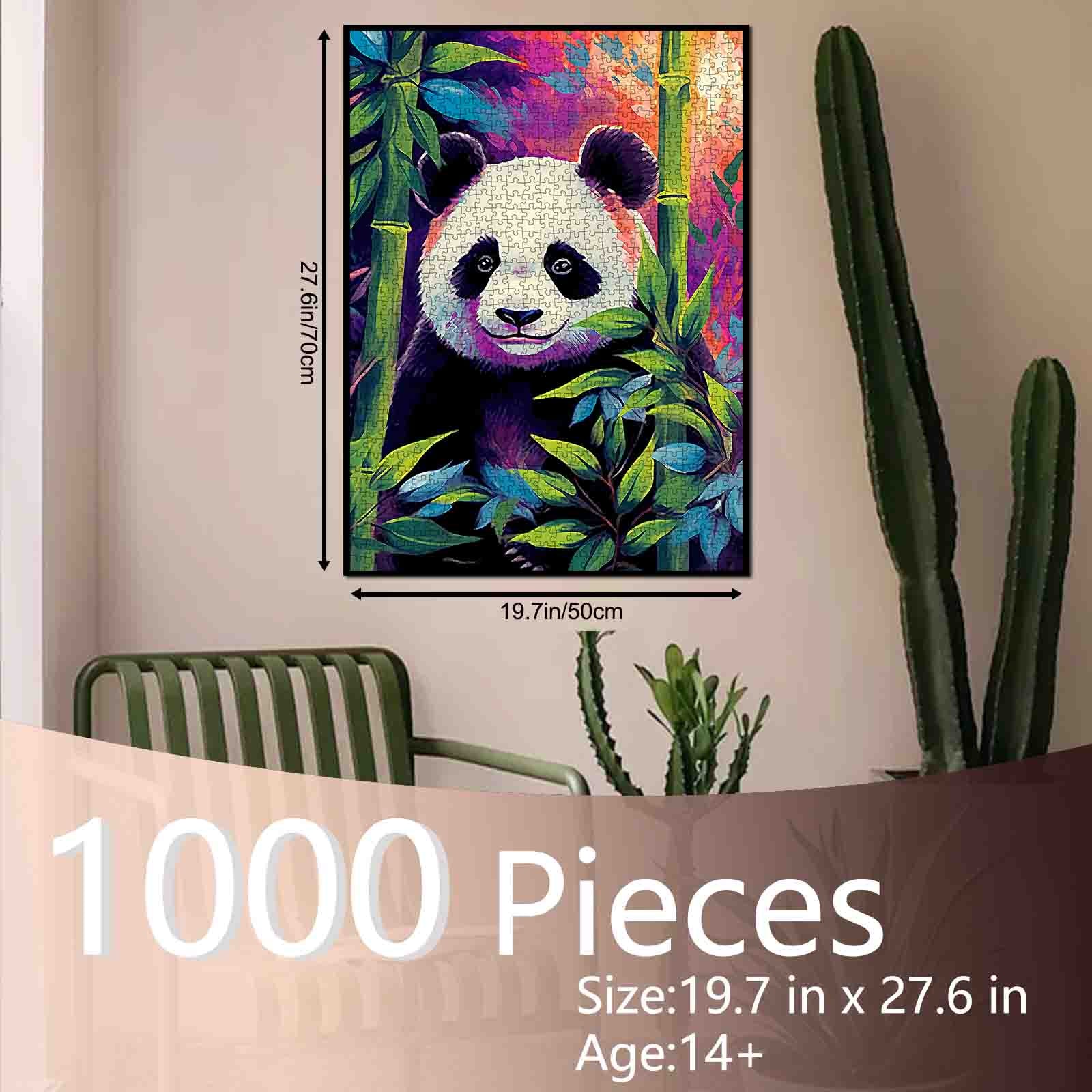 Panda in Bamboo Forest Jigsaw Puzzle