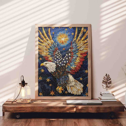 Patriotic Eagle Wings Jigsaw Puzzle