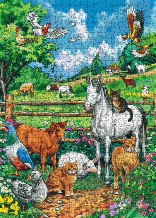 Peaceful Farm Morning Jigsaw Puzzle