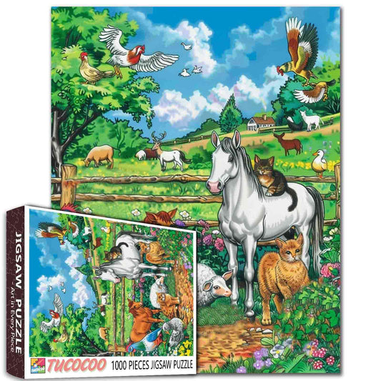 Peaceful Farm Morning Jigsaw Puzzle