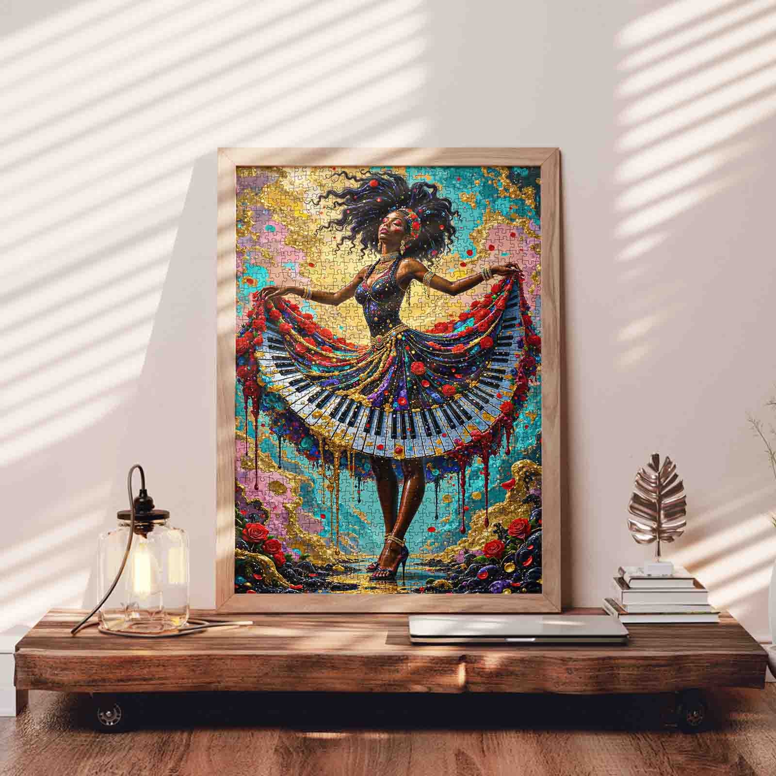 Piano Dress Melody Art Jigsaw Puzzle – Tucocoo