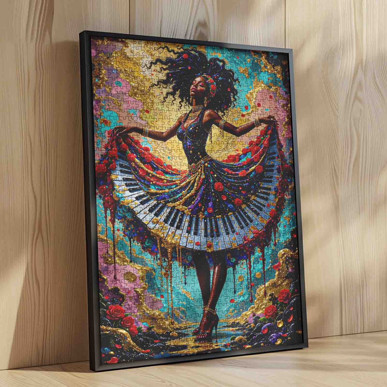 Piano Dress Melody Art Jigsaw Puzzle – Tucocoo