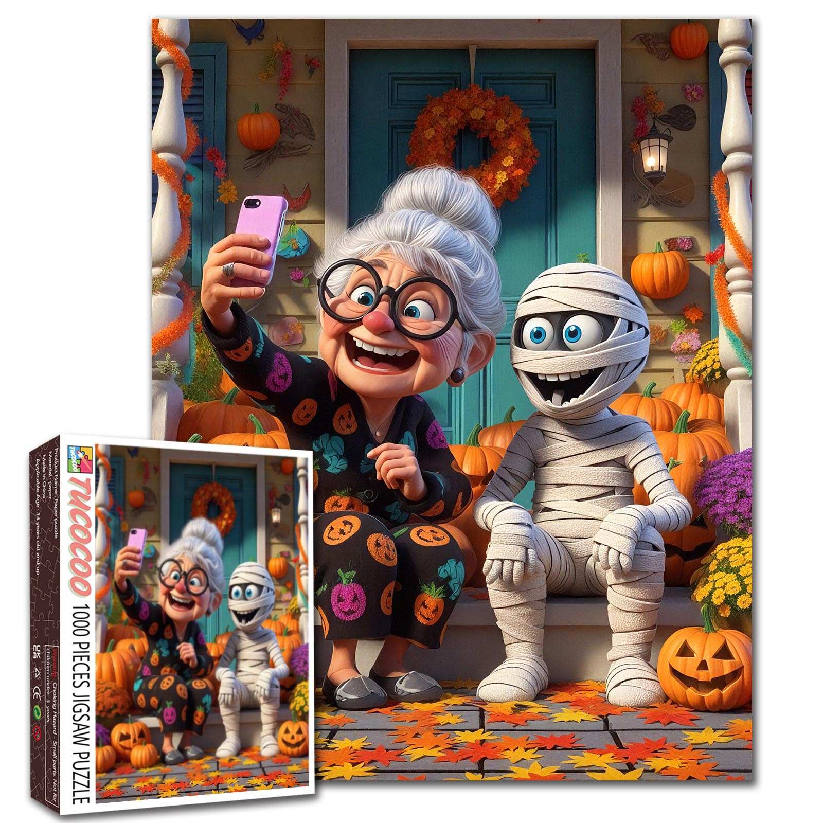 Playful Granny and Mummy Selfie Jigsaw Puzzle