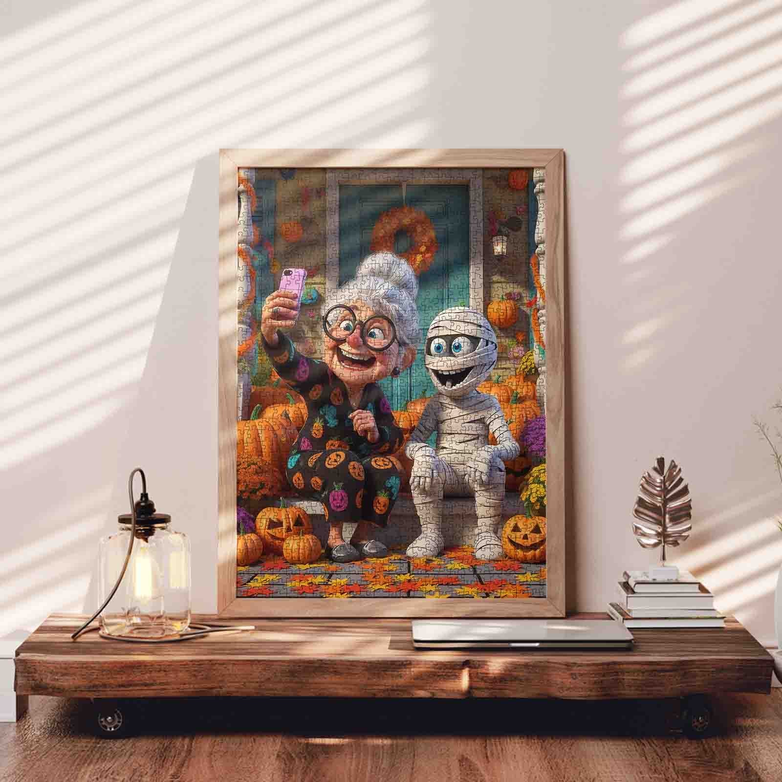 Playful Granny and Mummy Selfie Jigsaw Puzzle