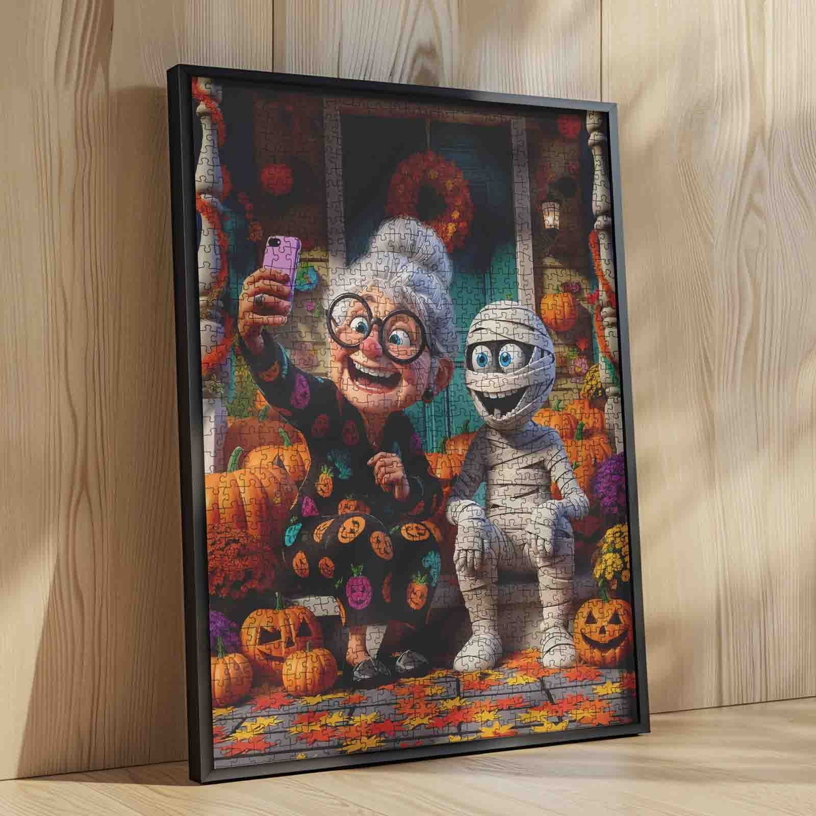 Playful Granny and Mummy Selfie Jigsaw Puzzle