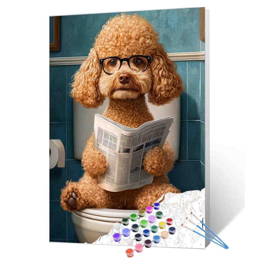 Practice with Dog Digital Painting by Numbers