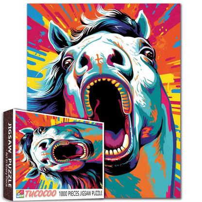 Pop Art Horse Jigsaw Puzzle