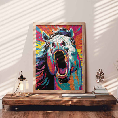 Pop Art Horse Jigsaw Puzzle