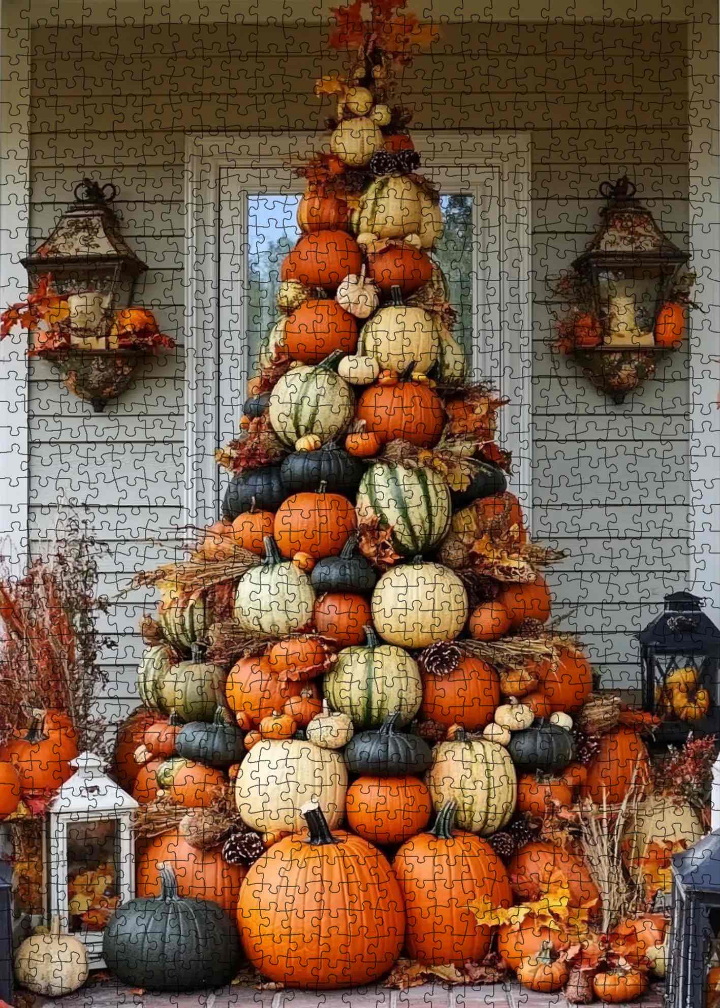 Pumpkin Harvest Tower Jigsaw Puzzle