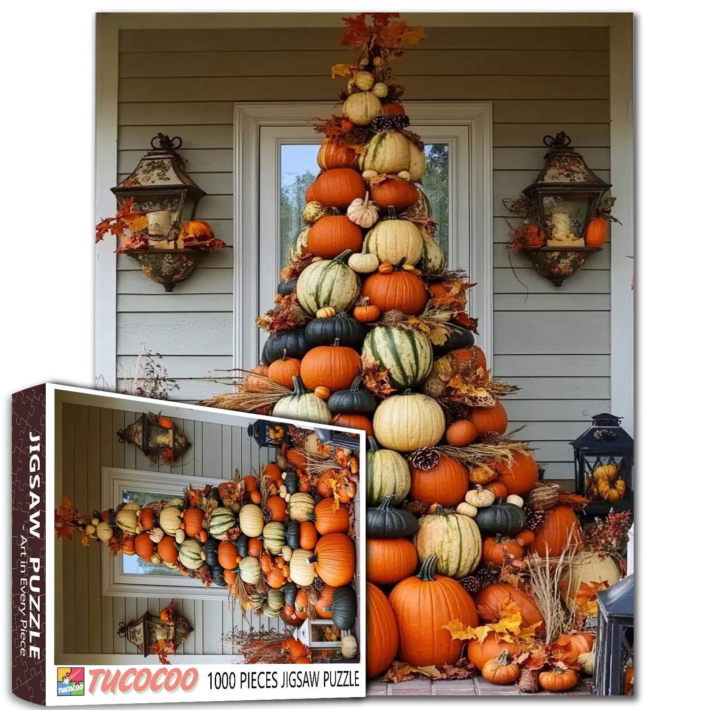 Pumpkin Harvest Tower Jigsaw Puzzle
