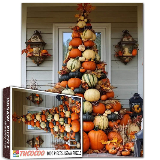 Pumpkin Harvest Tower Jigsaw Puzzle