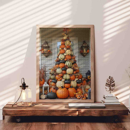 Pumpkin Harvest Tower Jigsaw Puzzle