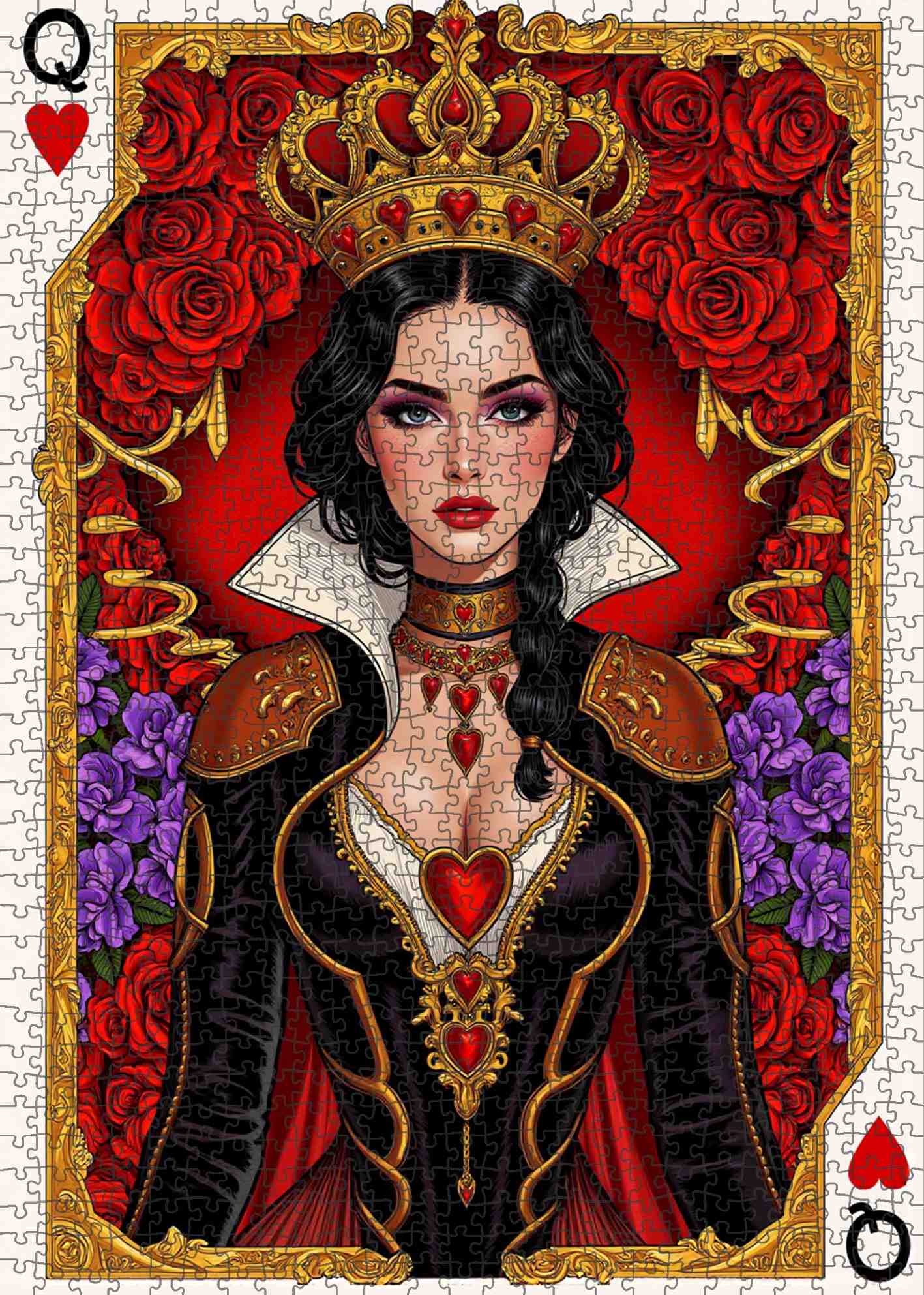 Queen of Hearts Jigsaw Puzzle