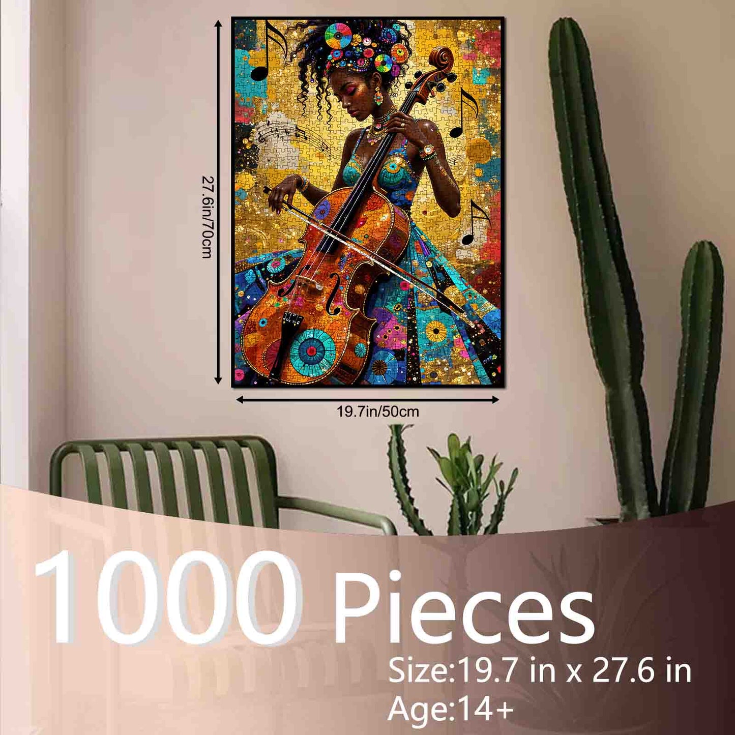 Radiant Cello Melody Jigsaw Puzzle