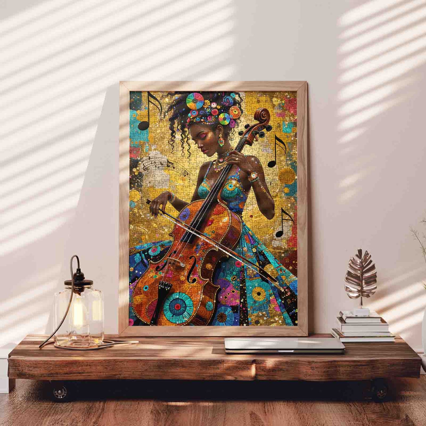 Radiant Cello Melody Jigsaw Puzzle