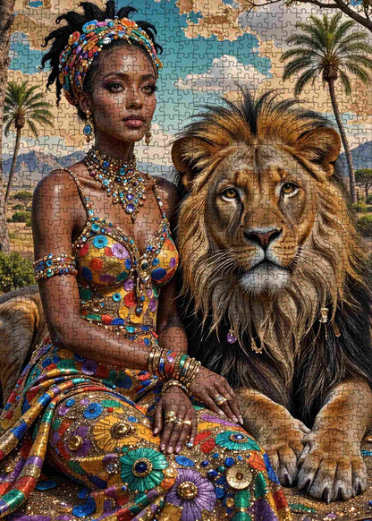 Radiant Queen Lion Spirit Jigsaw Puzzle