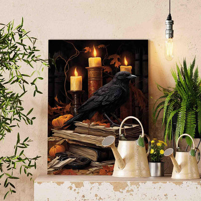 Raven Candle Ritual Paint by Numbers