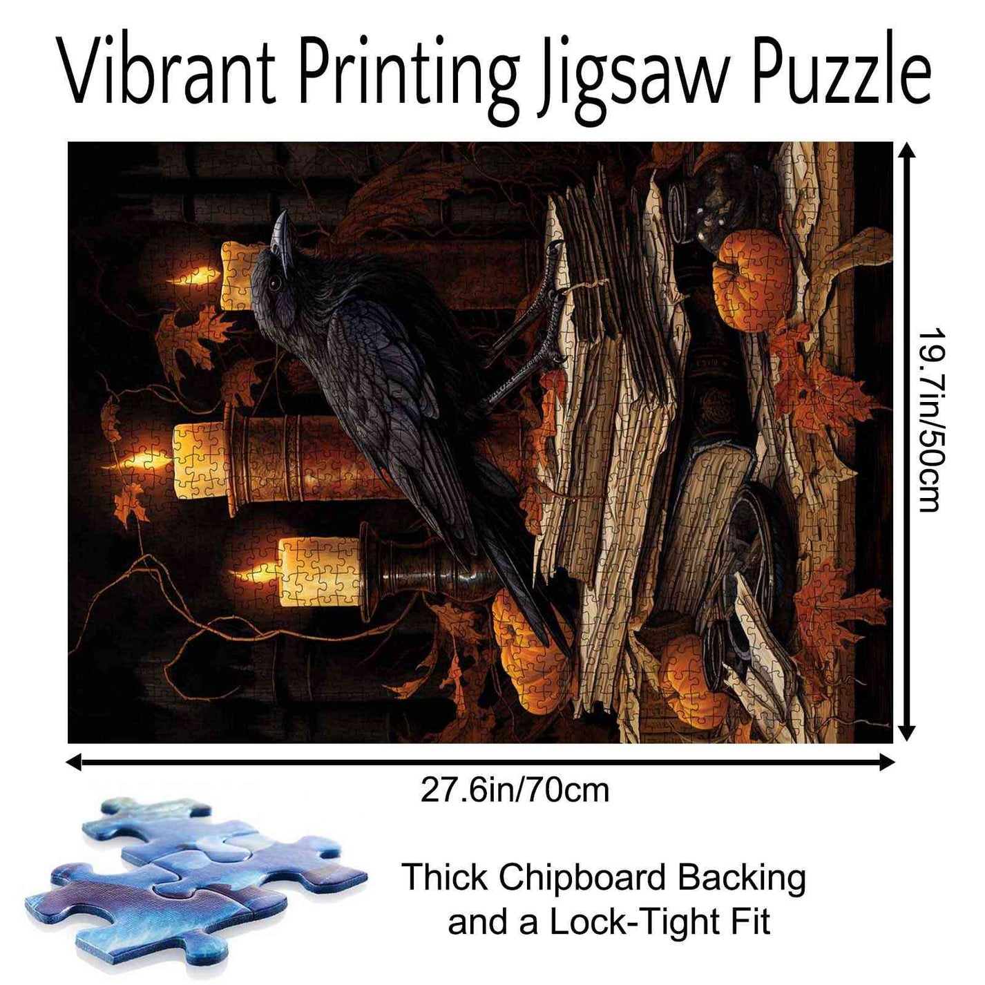 Raven and Candlelight Jigsaw Puzzle – Tucocoo