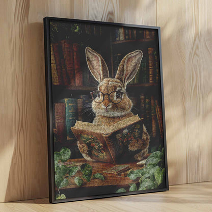 Intelligent Rabbit Reading Book Jigsaw Puzzle