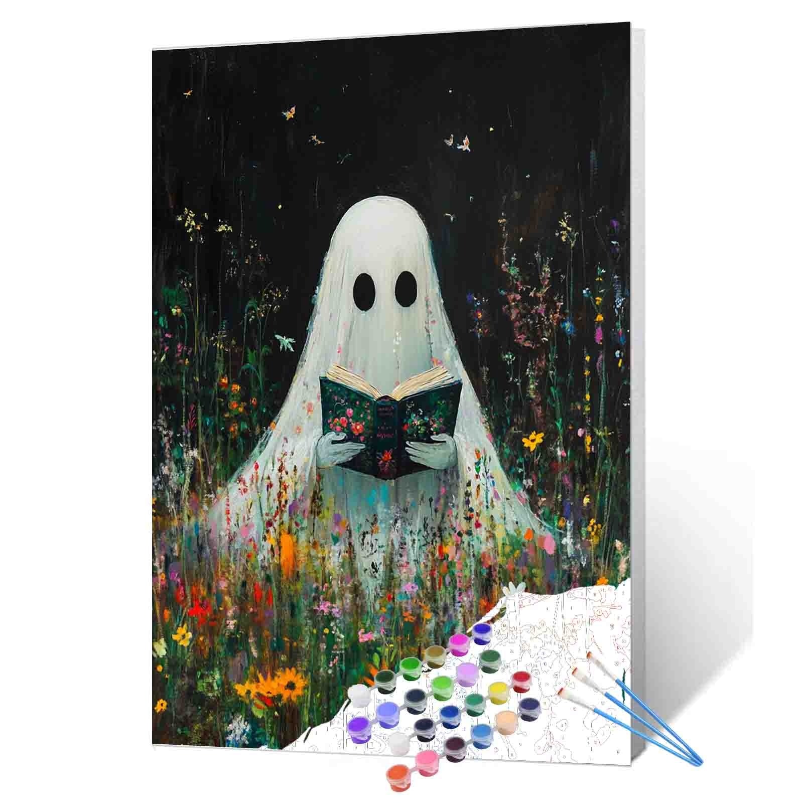 Reading Ghost in Wildflowers Paint by Numbers – Tucocoo