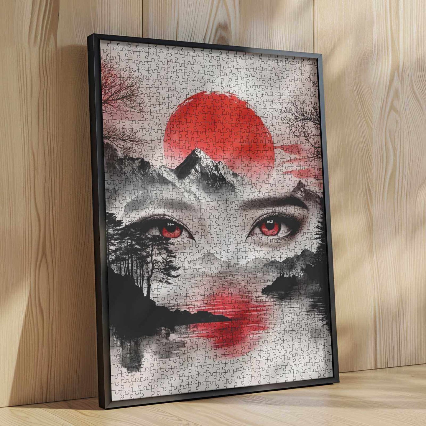 Red Sun Mountain Spirit Jigsaw Puzzle