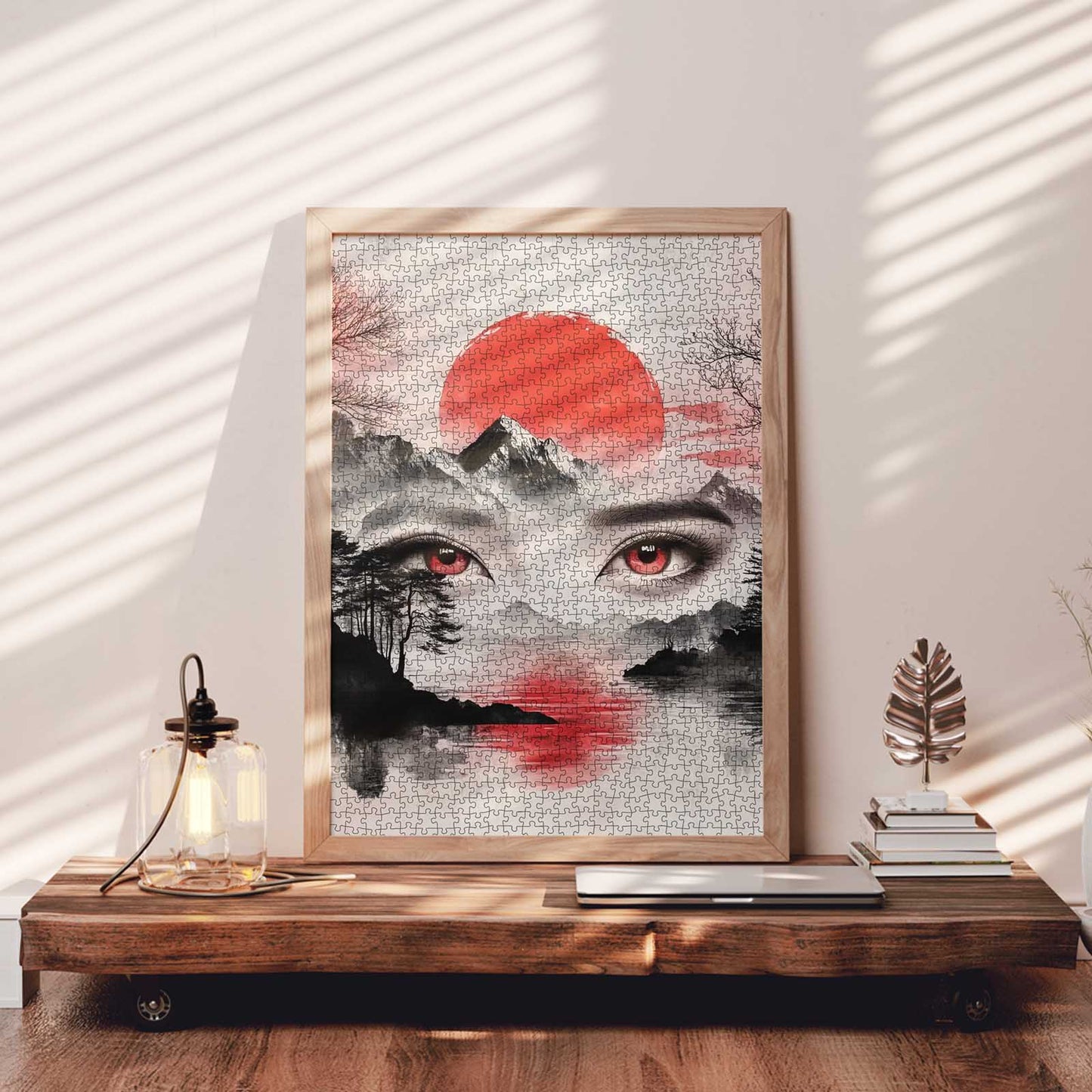 Red Sun Mountain Spirit Jigsaw Puzzle