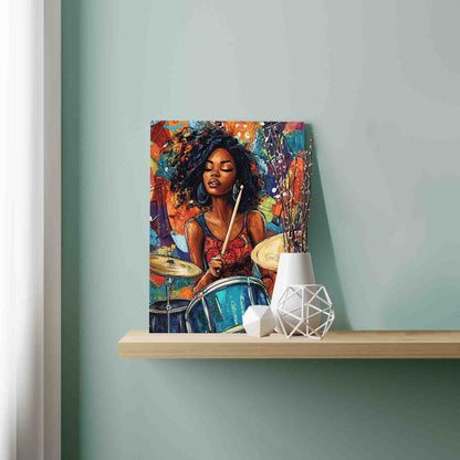 Rhythmic Soul Drummer Paint by Numbers