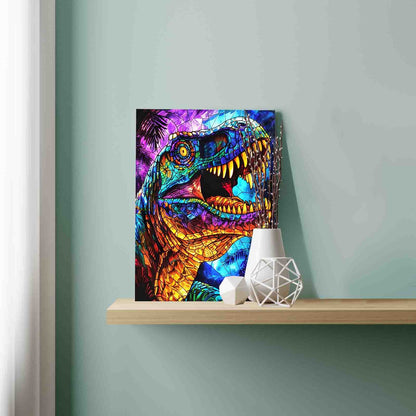 Roaring Dinosaur Paint by Numbers