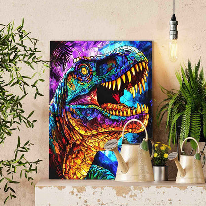 Roaring Dinosaur Paint by Numbers