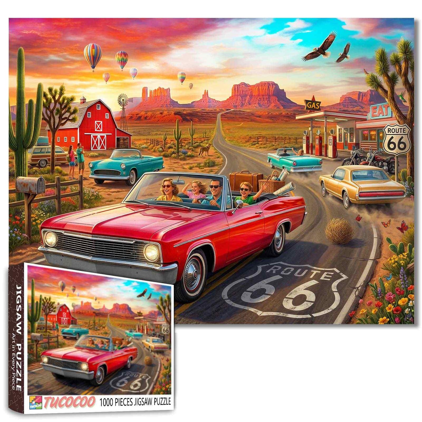 Route 66 Road Trip Jigsaw Puzzle