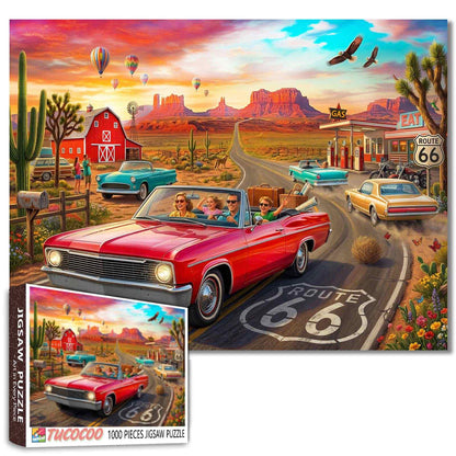 Route 66 Road Trip Jigsaw Puzzle