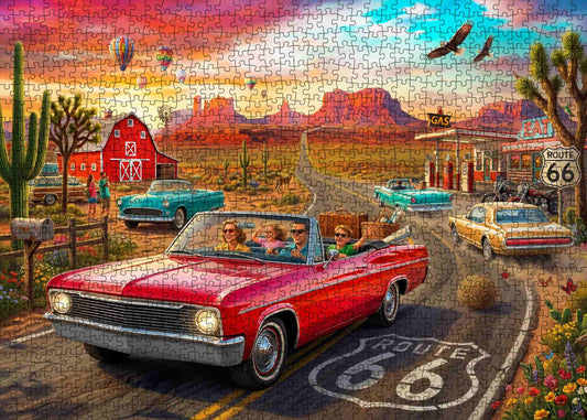 Route 66 Road Trip Jigsaw Puzzle