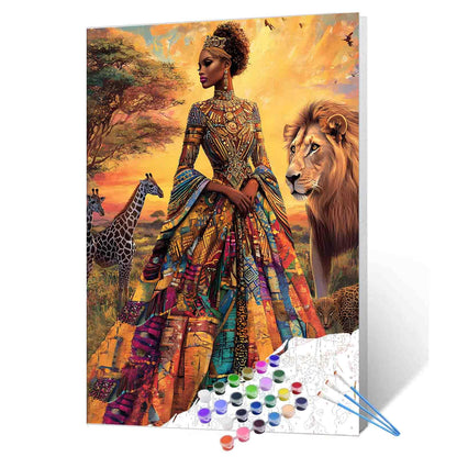 Royal Guardian of Savannah Paint by Numbers