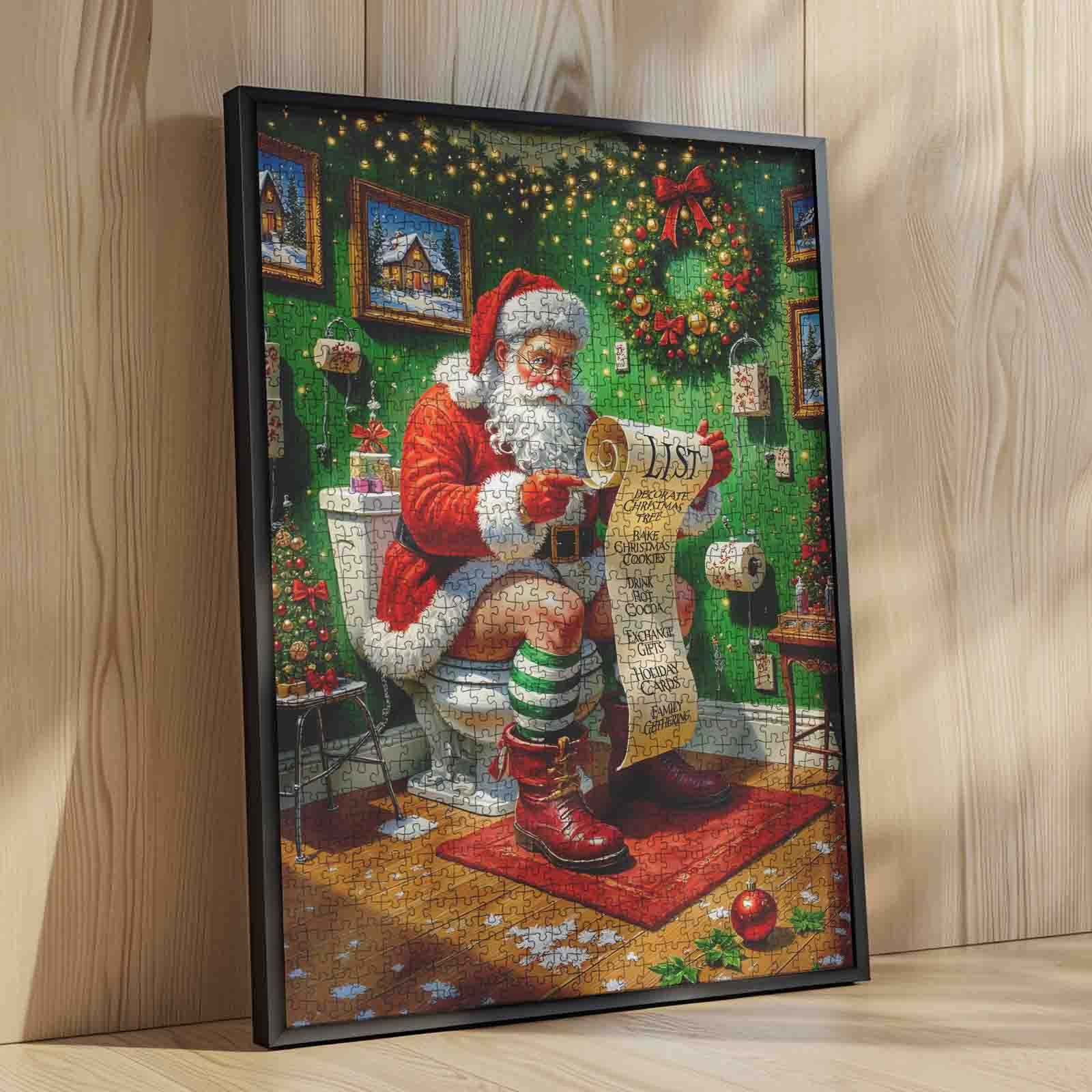 Santa’s Christmas Checklist Jigsaw Puzzle