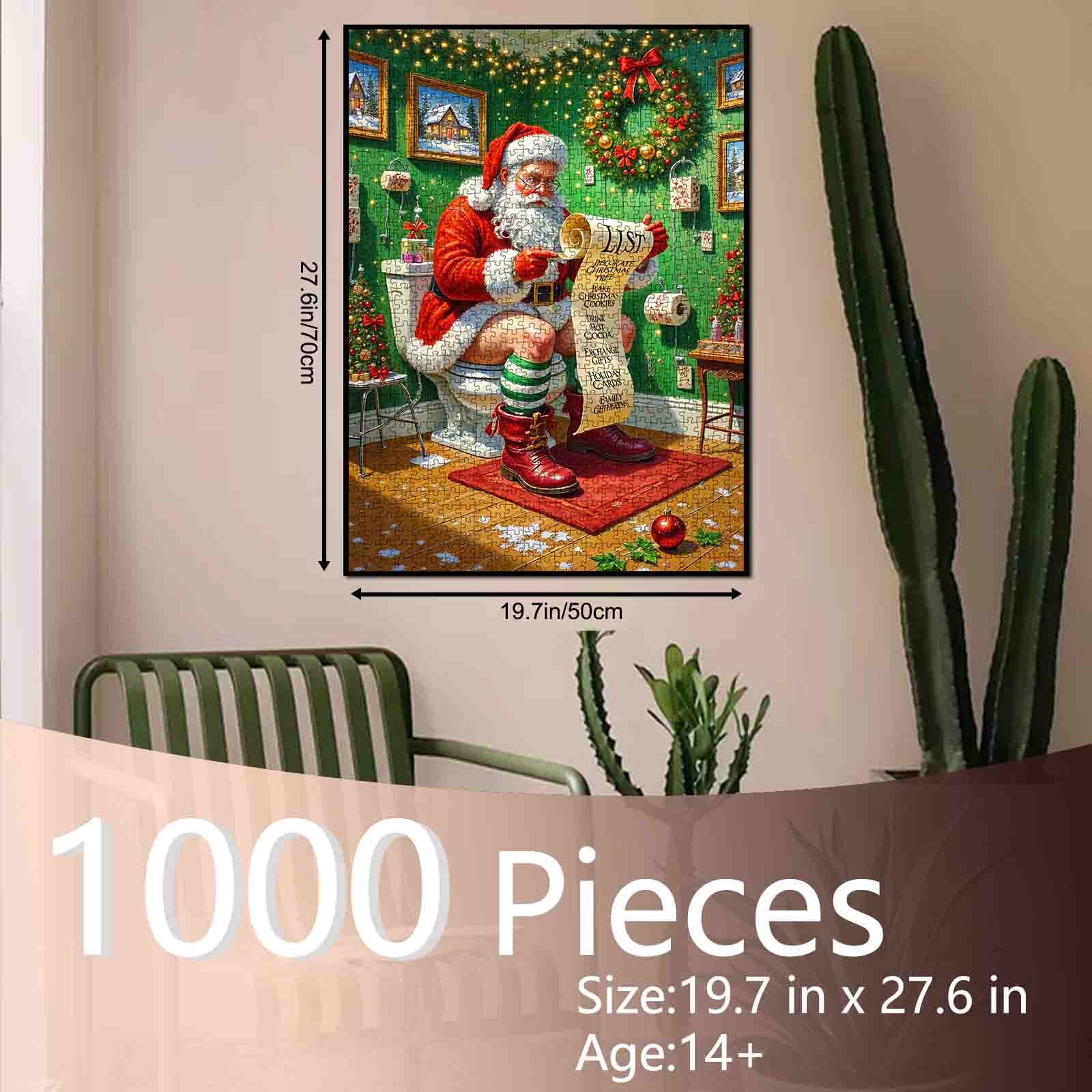 Santa’s Christmas Checklist Jigsaw Puzzle