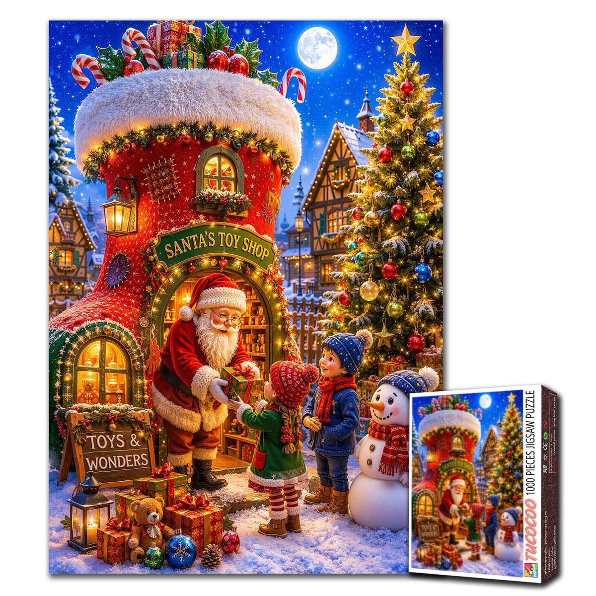 Santa's Magical Toy Shop Jigsaw Puzzle