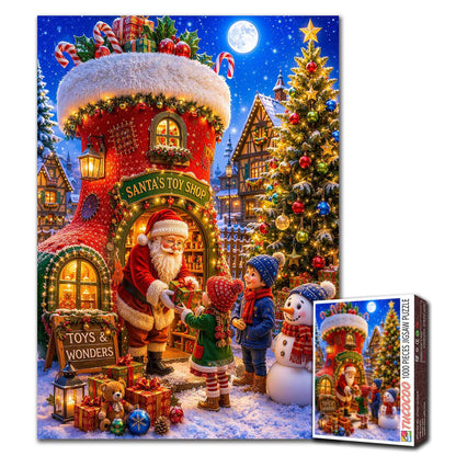 Santa's Magical Toy Shop Jigsaw Puzzle