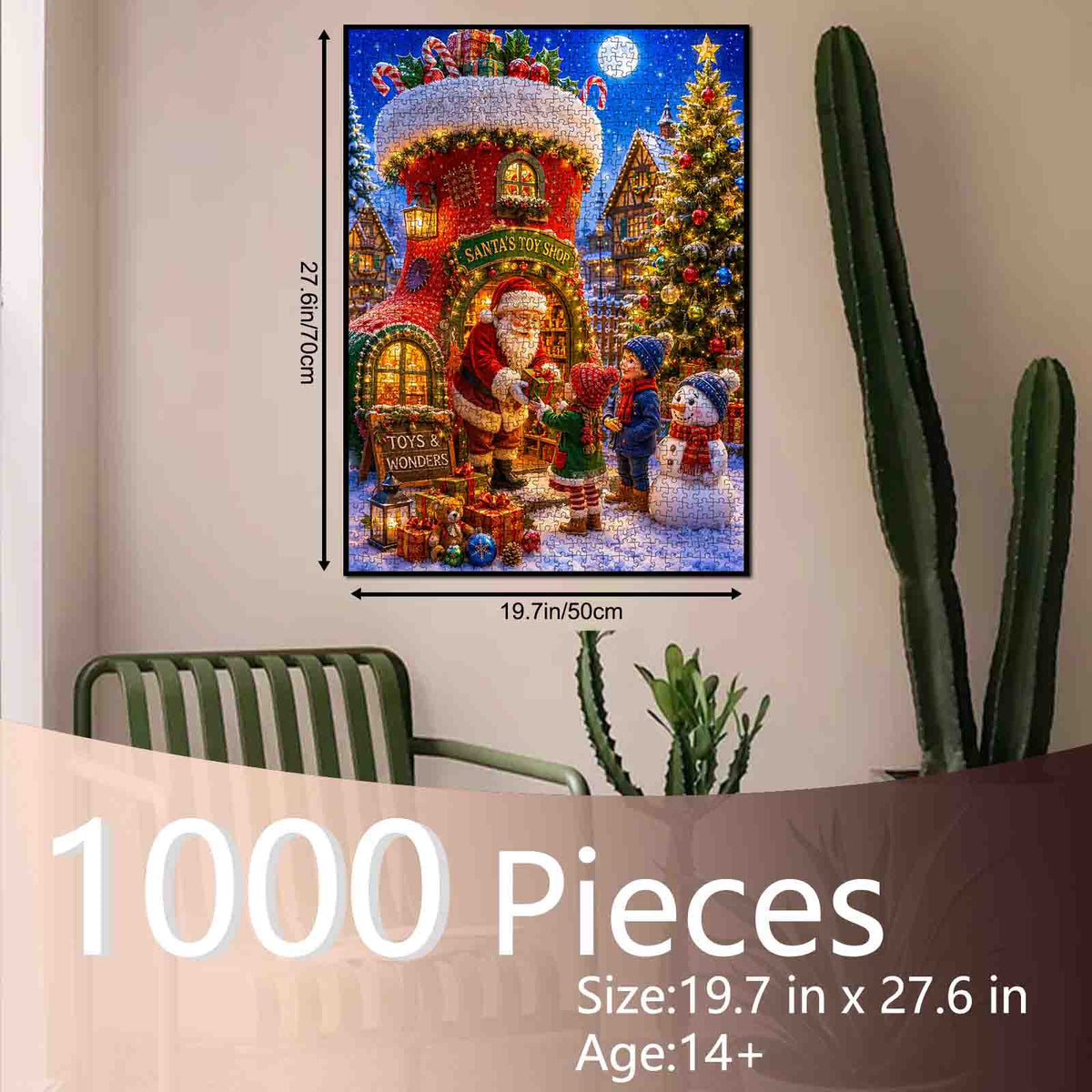 Santa's Magical Toy Shop Jigsaw Puzzle