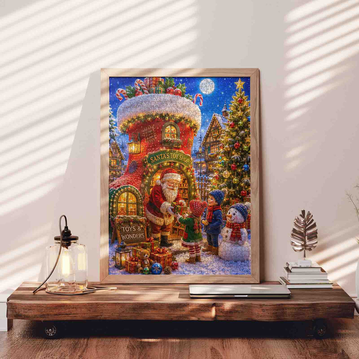 Santa's Magical Toy Shop Jigsaw Puzzle