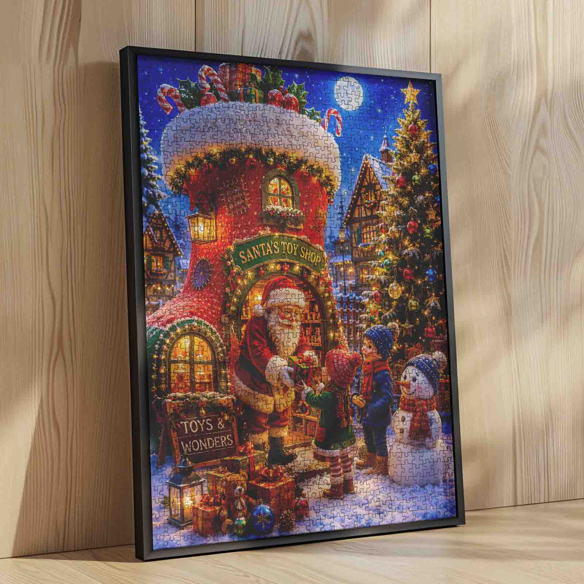 Santa's Magical Toy Shop Jigsaw Puzzle