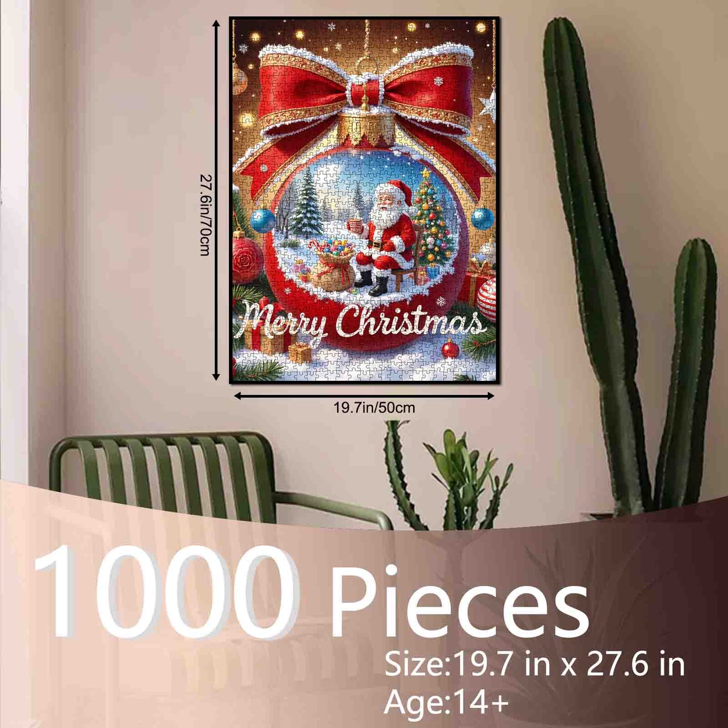 Santa’s Ornament Wonderland Jigsaw Puzzle