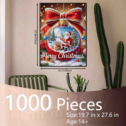Santa’s Ornament Wonderland Jigsaw Puzzle