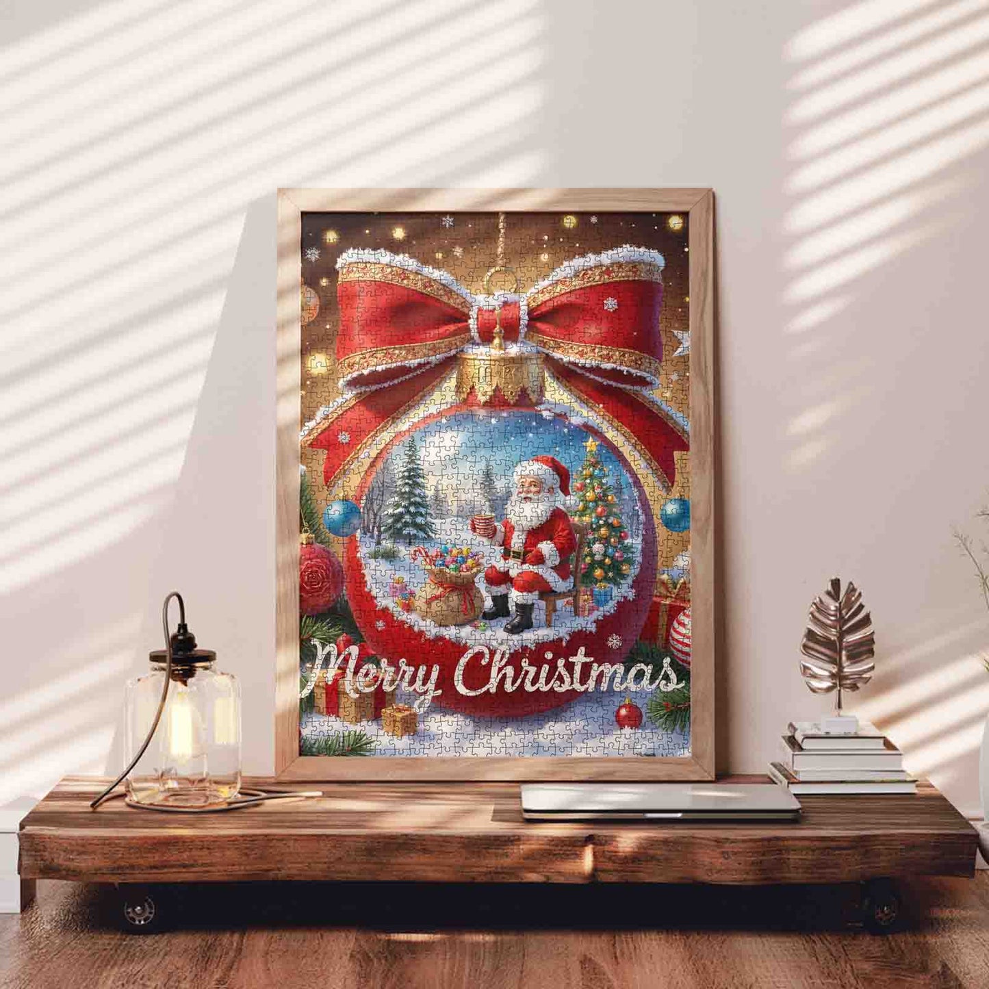 Santa’s Ornament Wonderland Jigsaw Puzzle