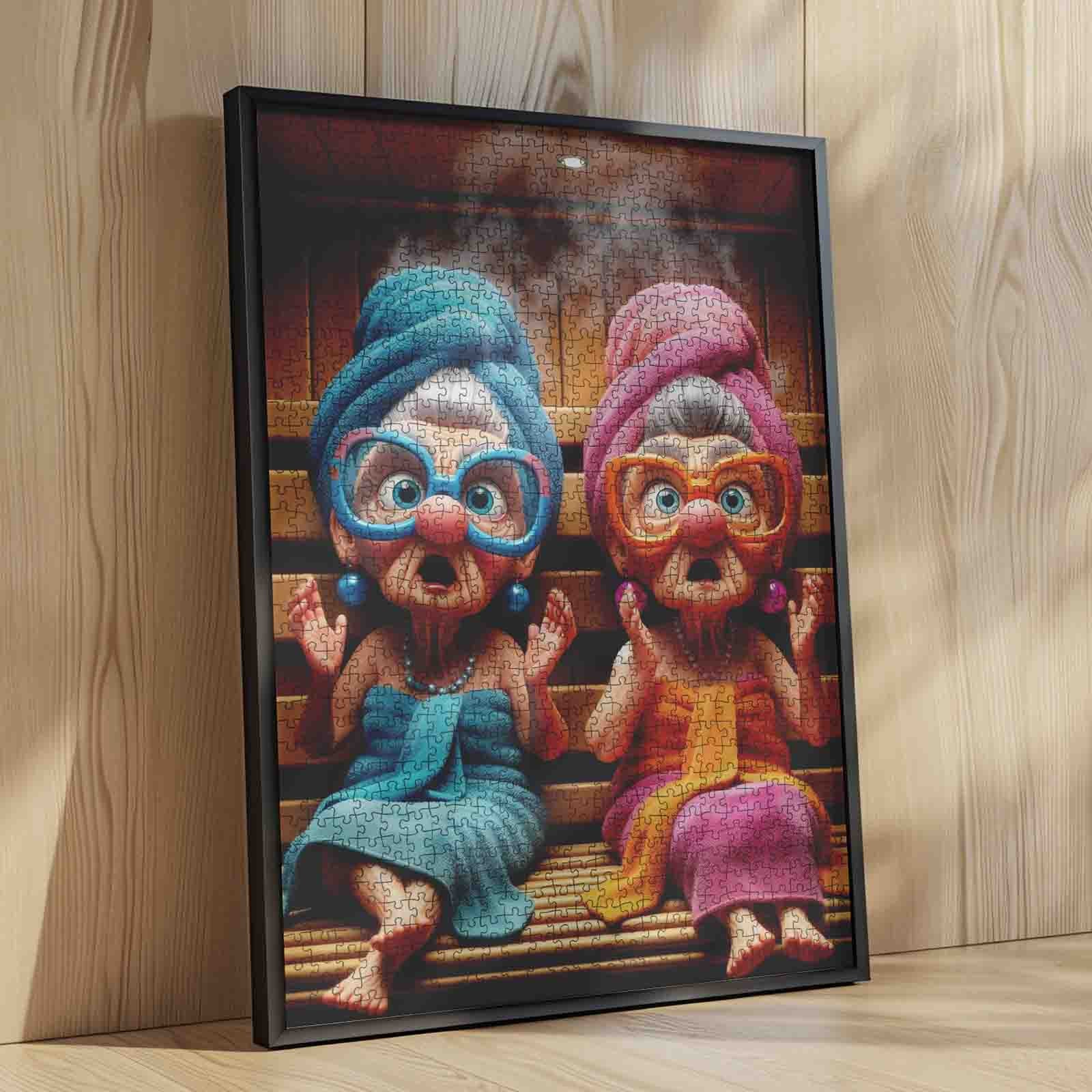 Sauna Surprise Jigsaw Puzzle