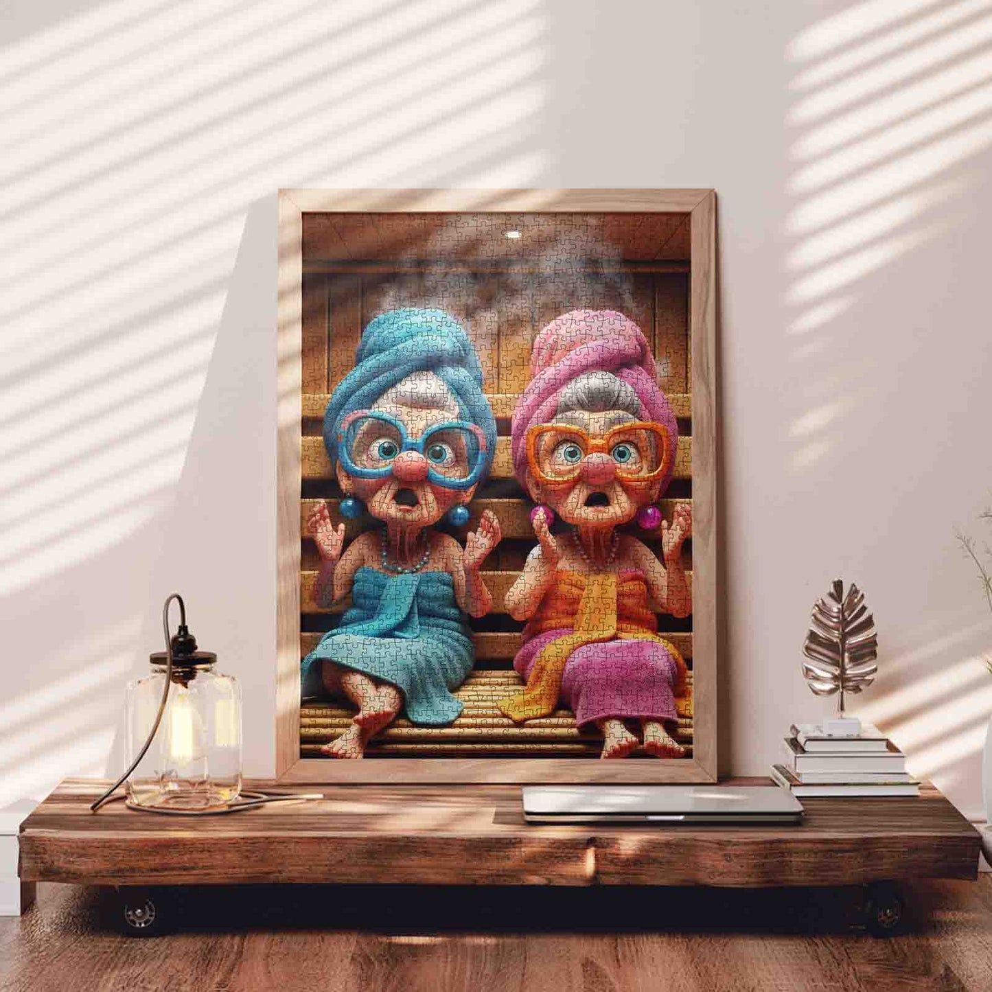 Sauna Surprise Jigsaw Puzzle